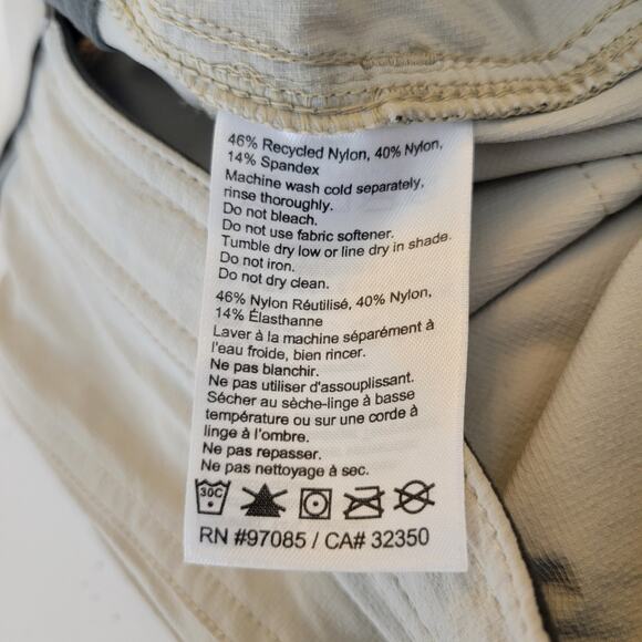 Outdoor Research Ferrosi Pants Womens Size 4 Beige Hiking Climbing UPF 50+ FLAWS - Picture 10 of 12